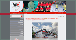 Desktop Screenshot of mtv-goslar.de